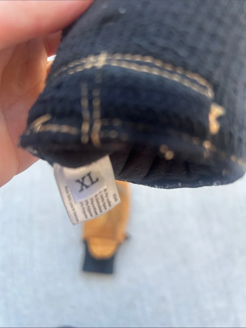 Flylow Youth Tan and Olive Mittens with Black Cuffs